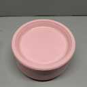 WELLIFE Pink Plastic Plates 10 Inch -150 Count for Party, Disposable Plastic Party Plates for Valentine's Day Easter Mother's Day Baby Shower Dinner Dessert Cake Light Pink