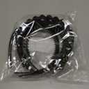 8 PCS Fashion No Slip Effortless Plastic Headbands with Teeth Comb Black Skinny Hair Accessories Bands for Women Men Teen Girls, Matte Black