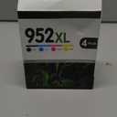 952XL Ink Cartridges Combo Pack (4-Pack, Black/Cyan/Magenta/Yellow) Compatible 952XL Ink Cartridges Replacement for 952XL Ink for OfficeJet Pro 8710 8210 8715 8720 8702 7740 Printer