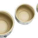 Decorative Stoneware Owl Containers
