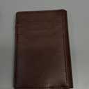 typecase Leather Wallet for Men Card Holder: Premium Genuine Leather, RFID Blocking, Slim, Minimalist, Front Pocket - 15 Cards Capacity | ID Window | Money Clip (Brown)
