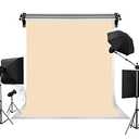 Kate 6ftX9ft Solid Beige Backdrop Portrait Photography Background for Photography Studio Children and Headshots Beige Backdrop Background