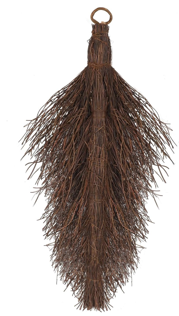 Grapevine Teardrop Swag Base - 22 Inch Natural Teardrop Wreath Form for DIY Crafts - Vertical Teardrop Swag Making Supplies for Decor 