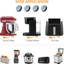 Aieve Appliance Sliders, 8 Pcs Small Appliance Slider for Countertop, Self Adhesive Home Finds Caster Wheels Rollers, Kitchen Must Have Gadgets for Stand Mixers, Coffee Makers, Air Fryers