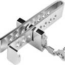 Car Anti Theft Brake Pedal Lock with 8-Hole Adjustable,Heavy Duty Gas Pedal Lock Anti Thefts Car with 3 Keys,Portable Cars Pedals Locks for Security Anti-Theft Protection