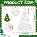 2 x Marspark 27 Pcs Christmas Tree Coloring Posters for Kids DIY Holiday Winter Crafts Color Your Own Scenes Christmas Activity for Kids Home Classroom Party Favor Supplies