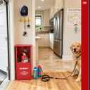 Ougist Fire Extinguisher Cabinet, Holds 2-1/2 lb Units, Rust-Proof Fire Extinguisher Wall Box with Shatter-Proof Acrylic Window for Garages & Basements, Built for Real Life, Large