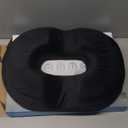 PT ENDORSED Donut Pillow for Tailbone Pain Relief - Hemorrhoid Pillow for Sitting, Orthopedic Donut Seat Cushion for Pressure Relief, Post Surgery, Postpartum Pregnancy, Lifting Cushions for Coccyx (Medium - 17.5" x 14" x 2.75")