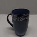 Ceramic Coffee Mugs, Extra Large, 22oz Big Mug, Tea Cups, Hand-painted Mugs, Pottery and Large Handle, Tall Coffee Mug for Office/Home, Microwave and Dishwasher Safe. (starry blue)