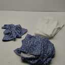Nuoqi Prairie Dress Women Colonial Pioneer Dress with Bonnet Adult Colonial Costumes. Color Blue, Size L
