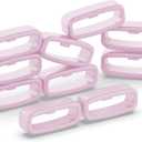 FanTEK 10pcs Watch Strap Holder Loop, Silicone Watch Band Keeper Retainer Fastener Ring Parts for Smart Watch Band Wristband Replacement