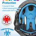 VICTGOAL Toddler Kids Bike Helmet Lightweight 3D Children Bicycle Helmet for Boys and Girls Age 3-8 for Multi-Sport Scooter Cycling Skating
