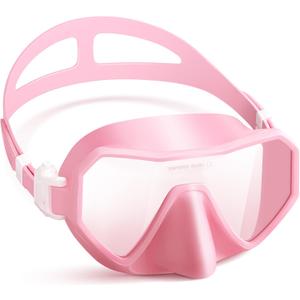 Swim Goggles with Nose Cover for Adults, Wide View Diving Mask for Men Women Youth, Leak-Proof Swimming Goggles