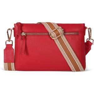 Real Leather Small Crossbody Bags/Purses For Women With Adjustable & Removable Strap