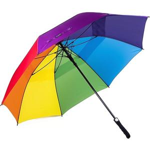 Colorful Umbrella With Leather Black Case