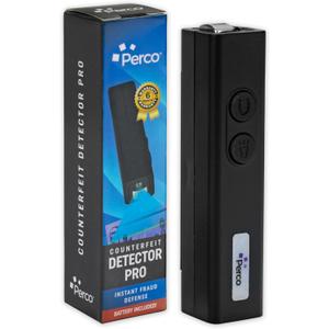 Perco Counterfeit Detector Pro - Portable & Reliable 2in1 Device with UV Light Detection & Magnetic Sensor - Fake US Bill Checker for Personal & Commercial Use - Ensures Authenticity & Prevents Fraud