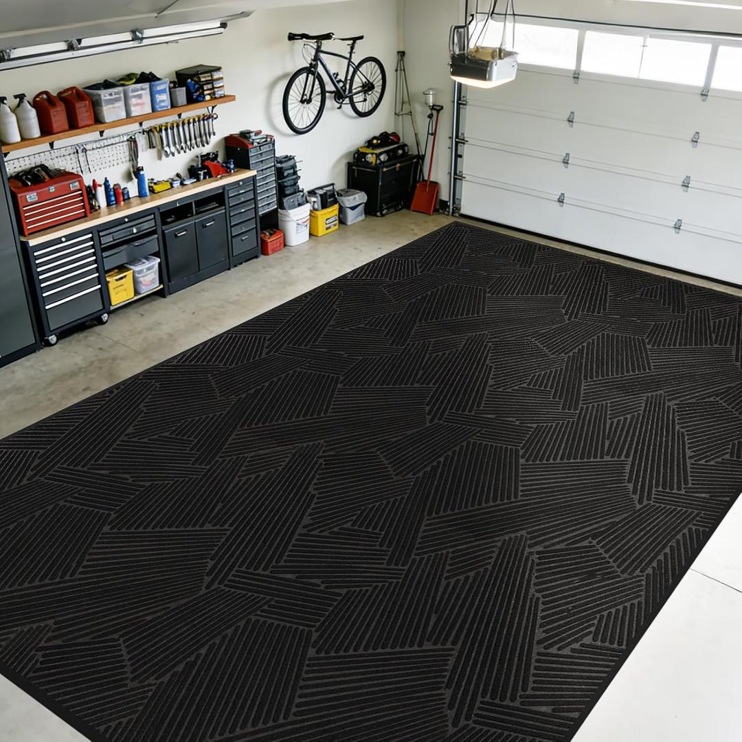 Large Heavy Duty Door Mat Indoor Outdoor, 5′ x 8′ Commercial Floor Mat