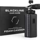 Blackline Foam Cannon for Pressure Washers (Wide Mouth), Durable Car Wash Foam Gun, Easy to Use & Adjust, Creates Thick Foam, 1L Bottle & Snow Foam Lance w/ 1/4" Quick Connect