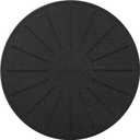 Lazy K Induction Cooktop Mat - Silicone Fiberglass Scratch Protector - for Magnetic Stove - Non Slip Pads to Prevent Pots from Sliding During Cooking_ Black (7.8inches)