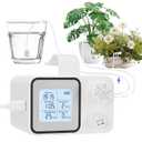 Automatic Plant Watering Devices with Programmable Water Timer and LED Display,Automatic Drip Irrigation Kit System for 15 Potted Plants Outdoor Indoor Garden Balcony Vacation
