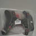 No Pull Dog Harness for Medium Dogs, 4 Secure Quick-Release Buckles & 2 Metal Leash Clips, Soft Control Handle, No-Choke Fit for Walking, Training & Everyday Use, Black, M