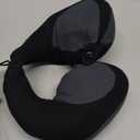 INFANZIA Kids Chin Supporting Travel Neck Pillow, Helps Support Head and Neck, Comfortably Designed for Head, Neck, and Chin Support - Ideal for Toddlers and Children,Black