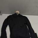 Valiamcep Women's Long Sleeve Dress Mock Neck Basic Ribbed Slim Fit Bodycon Mini Pencil Dresses,Black,Medium