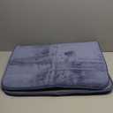 Yimobra Memory Foam Bath Mat, Super Soft Absorbent Bathroom Rug Non Slip 31.5x20 Inch, Quick Dry, Machine Washable Floor Carpet for Tub Shower, Home Decor Accessories, Navy Blue