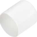 uxcell 15pcs Rubber End Caps 30mm ID Vinyl Round End Cap Cover Screw Thread Protectors White