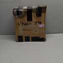 Uniclife Wall Mount Mailbox for Outside, Heavy Duty Locking Mailbox, Small Mailbox with Key Lock, Security Mail Box, Safe Key Drop Box, Post Box, Steel Cash Drop Box for Home Office School, Black (Medium)