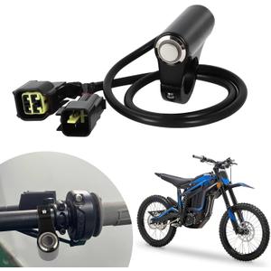 Alpha Rider Headlight Kill Switch kits for Talaria Sting R MX4 Plug and Play Help Save Battery with Blue led Halo and Plugs Headlight On/Off Switch