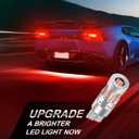 7443 LED Bulb Red, Brake Light Bulb Rear Tail Light Blub Super Bright, 7440 T20 LED Bulb Parking Light Stop Light Bulbs Replacement Lamp for Cars RV (2 Packs)