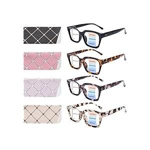 Glasses for Women Men 4 Pac +2.00