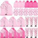 Loopeer 6 Pack Galentine's Day Hand Cream Gifts Galentine's Valentine's Day Party Favors Bulk Hand Cream with Organza Bag and Greeting Card for Women Girl's Night Bachelorette Party Decorations