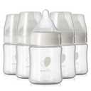 Evenflo Feeding Premium Proflo Venting Balance Plus Wide Neck Baby, Newborn and Infant Bottles - Developed by Pediatric Feeding Specialists - 5 Ounce (Pack of 6) (Clear/White)
