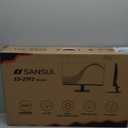 SANSUI 27 Inch Computer Monitor 120Hz, FHD 1080P Flat Monitor, HDMI DP Ports FreeSync, HDR 110% sRGB, Tilt Adjustable Frameless VESA Compatible for Office and Home (ES-27F2, HDMI Cable Included) (Black)