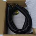 Pair of 140lb. Heavy Duty Garage Door Extension Springs Stretch Springs, 25" Long,Double Loop Ends, High Precision Electrophoresis Black Coated, MIN 16,000 Cycles, for 7ft High Garage Doors