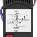 FAN28R Ceiling Fan Receiver Replacement for Hampton Bay Harbor Breeze Allen+Roth FAN-28R FAN18R 18R, 303.9MHz,240w, Works FAN-53T Fan-HD FAN35T FAN-11T FAN-9T FAN-51T (Receiver Only)