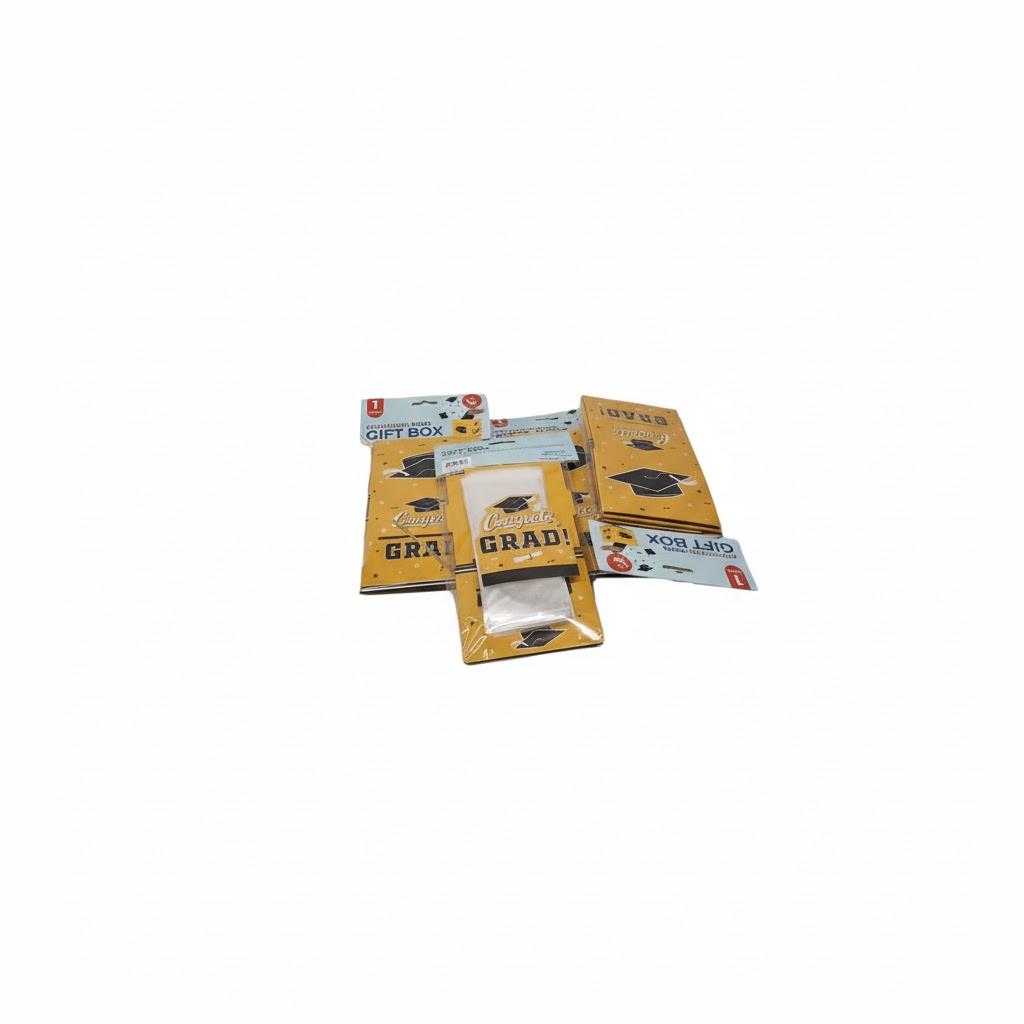 FF05 GRAD PAPER GIFT BOX, 4PACK