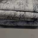 5x7 Washable Area Rugs for Living Room, Soft Faux Wool Carpets for Bedroom Dining Room, Neutral Vintage Distressed Non Slip Stain Resistant Grey White Rug for Home Office Decor