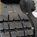 VOMIRA Slouchy Boots for Women Fold Over Boots (9.5, Black Pu)