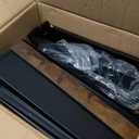 BAYKA Floating Shelves, 48 inches Long Wall Mounted Rustic Wood Shelves for Bathroom, Bedroom, Living Room, Kitchen, Office, Hanging Shelf for Books/Storage/Decor (Rustic Brown,Set of 2)