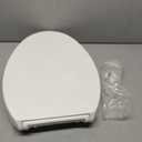 KOHLER 25875-0 Hyten 3" Height, Elevated Soft Close Elongated Toilet Seat, Contoured Seat with Grip-Tight Bumpers, Quick-Attach Hardware, No Slam Toilet Seat, White
