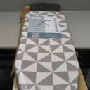 Ironing Board with Hanger, Adjustable Height & Safety Stand for Small Spaces