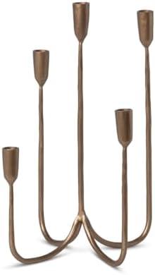 Park Hill Collection EAB20707 Forged Iron Candelbra, Short
