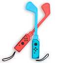Golf Culb for Nintendo Switch Joy-Con Controller, Sports Game Accessories for Mario Golf-Super Rush2 Pack (Blue Red, Nintendo Switch 1)