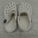 Crocs Kids Classic Clog (Little Kid/Big Kid) - Clogs for Kids - Synthetic Lining - Circulation Nubs (5 Toddler, White)