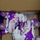 Nattork Girls Roller Skates for Kids,Rainbow Quad Skates with All Light Up Wheels - Best Birthday Gift for Outdoor Sports, Small(10C-13C), Sparkling Purple