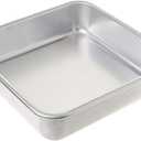 Nordic Ware - 47500 Nordic Ware Naturals Aluminum Commercial 8" x 8" Square Cake Pan, 8 by 8 inches, Silver