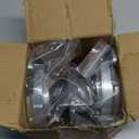 2Pcs 11-04859-100 4" Locking Diesel Fuel Cap, Lever-Style Aluminum Fuel Tank Cap Compatible with1972-2017 Peterbilt 330 379 389 579 587 Trucks OE#11-04859-200 572.1015 600212